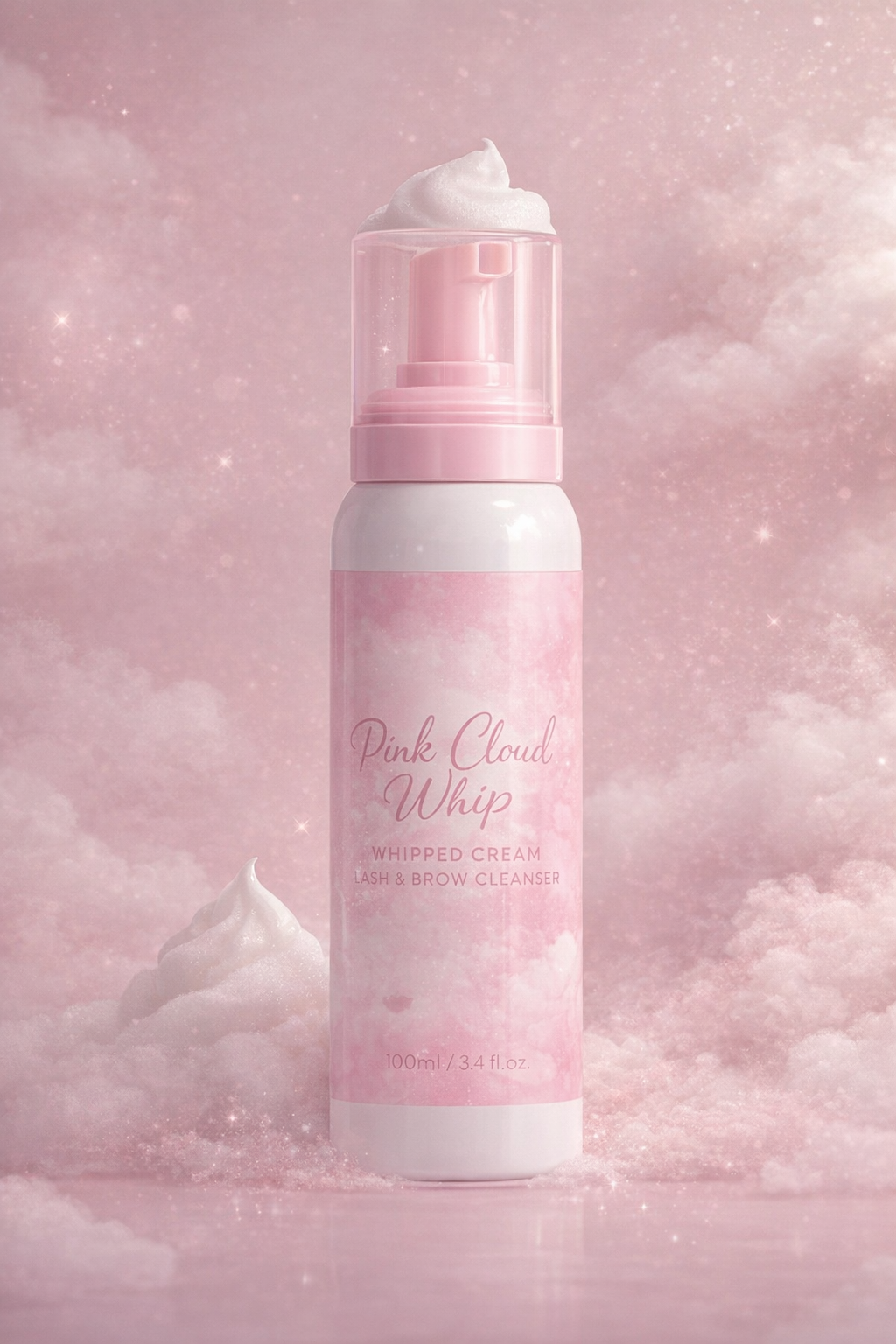Pink Whipped Lash/Brow Cleanser